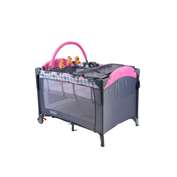 CUNA PACK & PLAY COLECHO BEBEGLO RS-6195-2 FUCSIA
